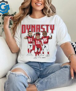 kansas City Chiefs Mahomes, Kelce, & Jones Dynasty Shirt