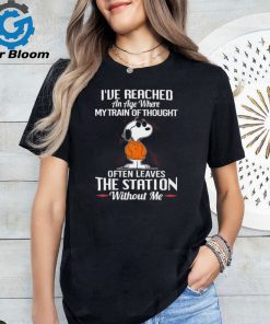 l Snoopy I’ve Reached An Age Where My Train Of Thought Often Leaves The Station Without Me 2024 Shirt