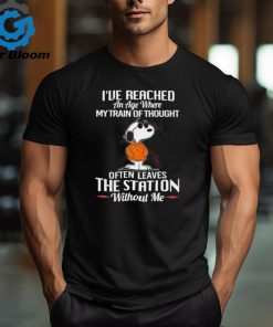 l Snoopy I’ve Reached An Age Where My Train Of Thought Often Leaves The Station Without Me 2024 Shirt