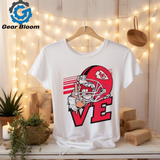 love Kansas City Chiefs Helmet shirt