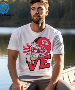 love Kansas City Chiefs Helmet shirt