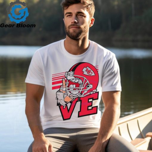 love Kansas City Chiefs Helmet shirt