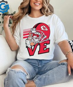 love Kansas City Chiefs Helmet shirt