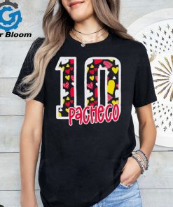 pacheco 10 Love Heart Kansas City Chiefs Player Shirt