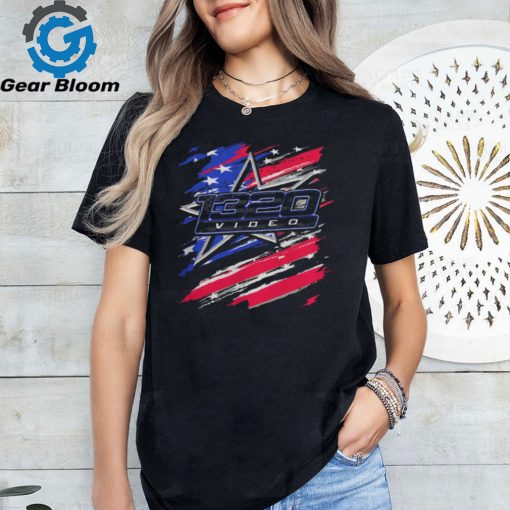 1320Video Shop 1320Video 2024 American Flag T Shirts