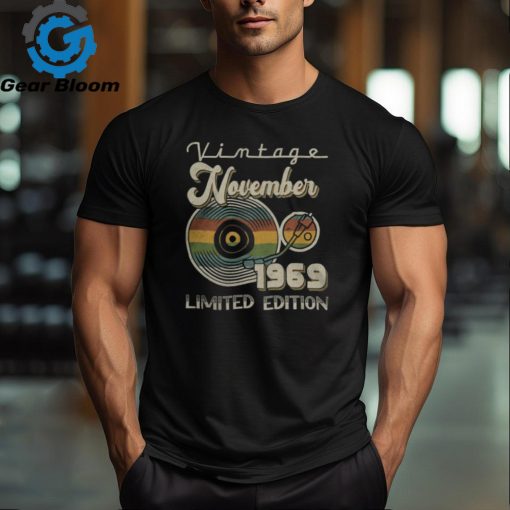 1969 November vinyl record shirt