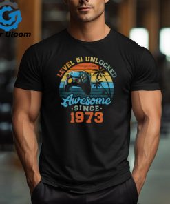 1973 Game level unlocked 2024 shirt