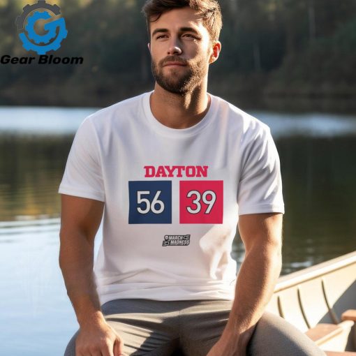 2024 March Madness Ncaa Men’S Basketball Dayton Flyers Basketball Score 56 39 Tee shirt