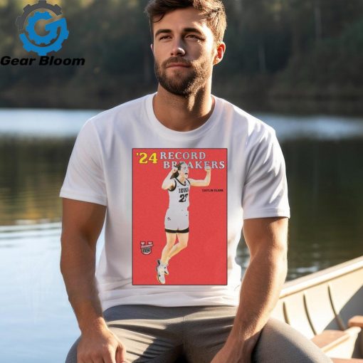 ’24 Record Breakers Caitlin Clark poster shirt