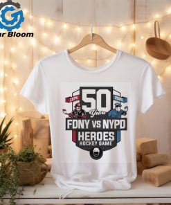 50th Heroes Hockey Game T Shirt