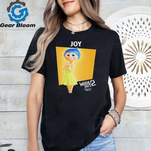 Amy Poehler Voices Joy In Inside Out 2 Disney And Pixar Official Poster Shirt