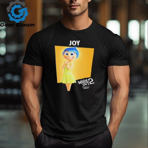 Amy Poehler Voices Joy In Inside Out 2 Disney And Pixar Official Poster Shirt