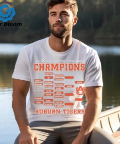 Auburn Tigers Original Retro Brand 2024 SEC Men’s Basketball Conference Tournament Champions Bracket T Shirt