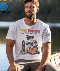 Awesome RIP Akira Toriyama Dragon Ball Z Shirt shirt