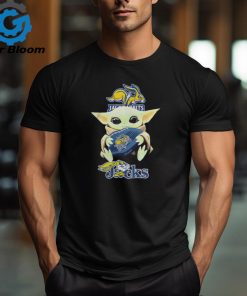 Baby Yoda Hug Rugby South Dakota State Jackrabbits 2024 Shirt