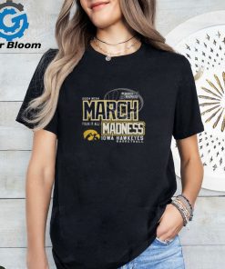 Blue 84 Iowa Hawkeyes 2024 WoBasketball March Madness Tee Shirt