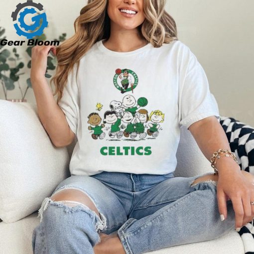 Boston Celtics Basketball Snoopy Celtics Shirt