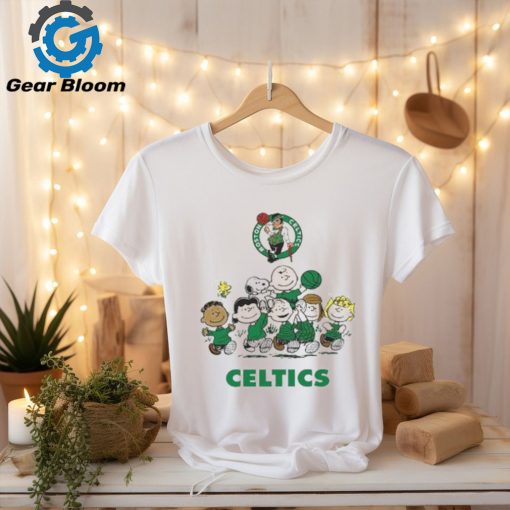 Boston Celtics Basketball Snoopy Celtics Shirt