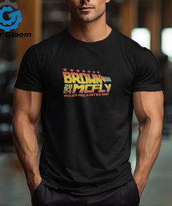 Brown Mcfly 2024 where we’re going we don’t need roads shirt