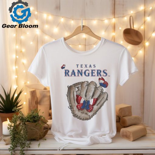 Butterfly Glove Texas Rangers Baseball Shirt