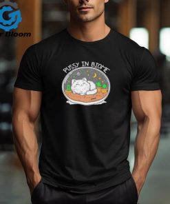 Cat In The Moonlight Pussy In Biome shirt