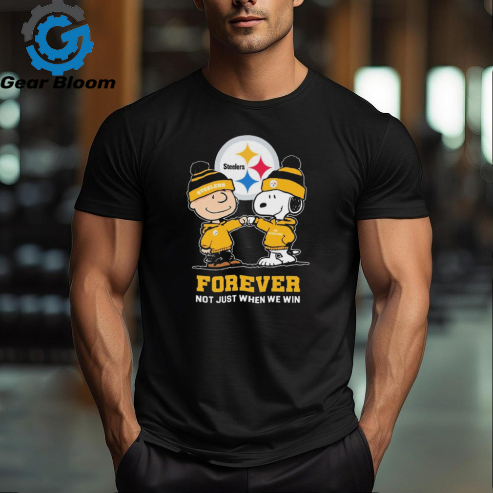 Charlie Brown Fist Bump Snoopy Pittsburgh Steelers Forever Not Just When We Win Shirt Charlie Brown Fist Bump Snoopy Pittsburgh Steelers Forever Not Just When We Win Shirt