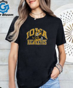 Charlie Hustle Iowa Hawkeyes Mascot Arch Crew Shirt