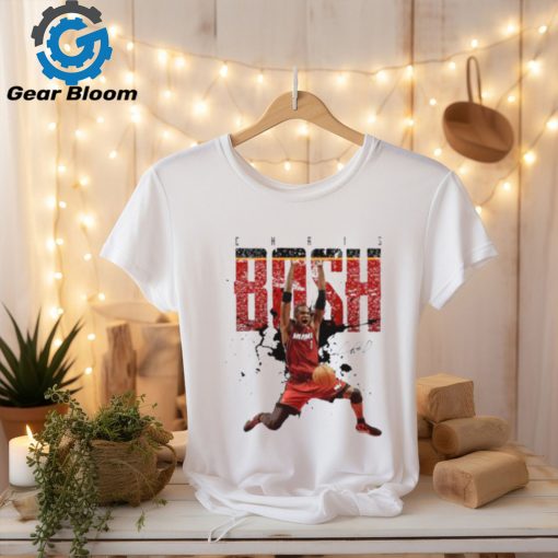 Chris Bosh Superstar Signature second player drafted by the Toronto Raptors T Shirt