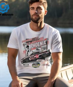 Christopher bell wins at dominant in the desert phoenix checkered flag sports 2024 shriners children’s 500 race win shirt