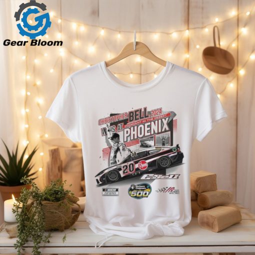 Christopher bell wins at dominant in the desert phoenix checkered flag sports 2024 shriners children’s 500 race win shirt