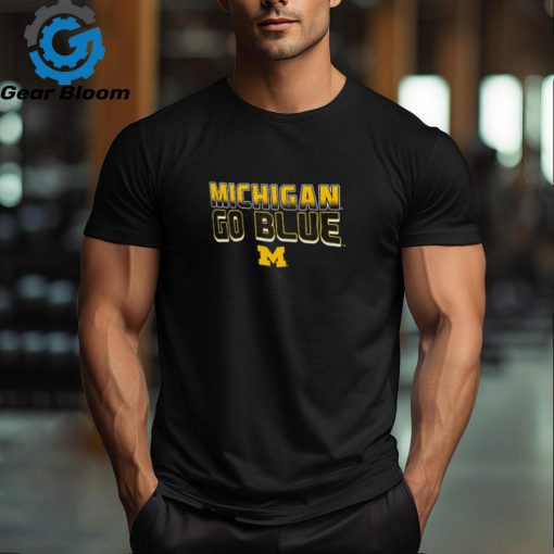 Colosseum Michigan Wolverines Navy Blue Creative Control shirt