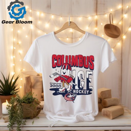 Columbus Blue Jackets Mitchell & Ness Youth Popsicle T Shirt