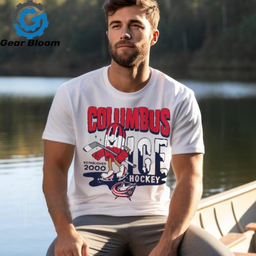 Columbus Blue Jackets Mitchell & Ness Youth Popsicle T Shirt