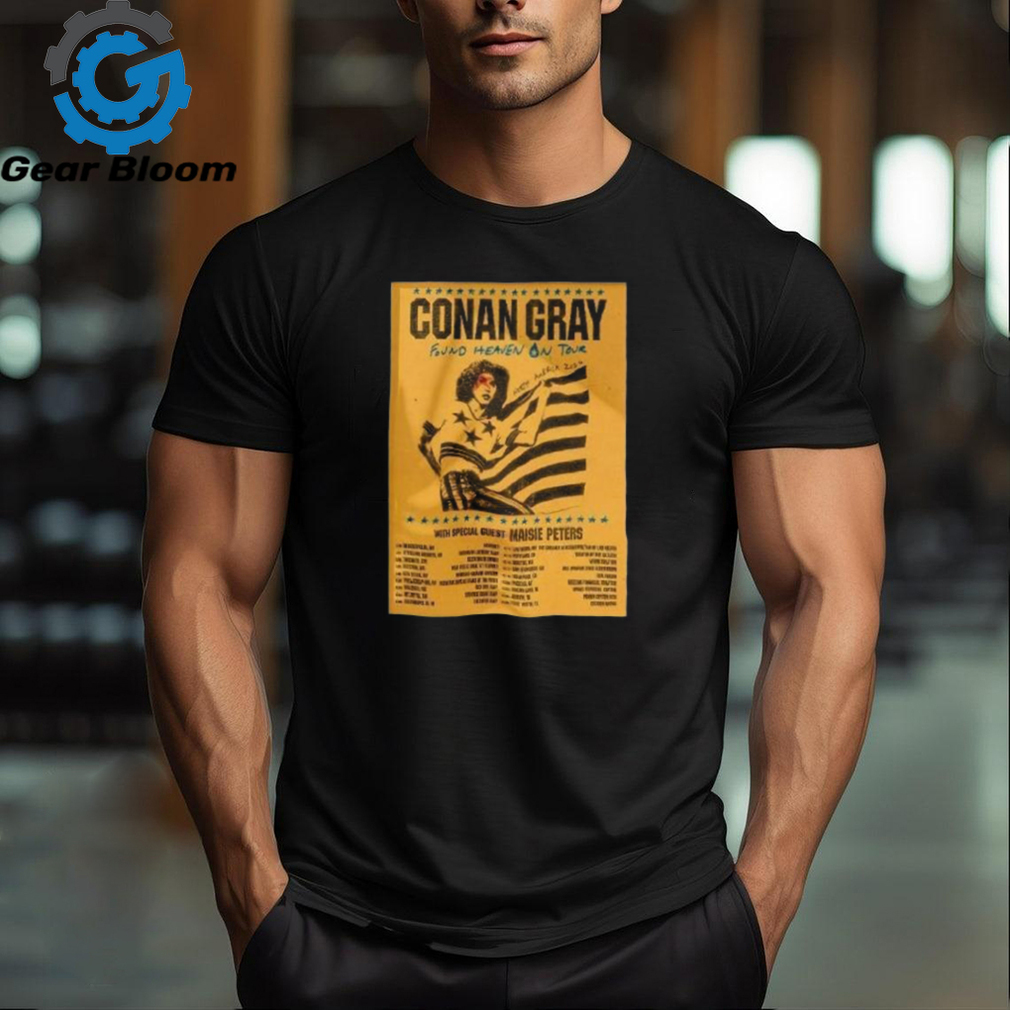 Conan Gray Found Heaven On Tour North American 2024 T Shirt Conan Gray Found Heaven On Tour North American 2024 T Shirt