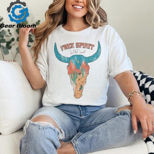 Cow Boy Bay Merch Vintage Western Free Spirit Shirt