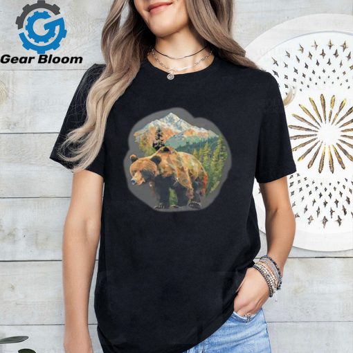 Cozy Grizzly Bear Inspired Tees shirt