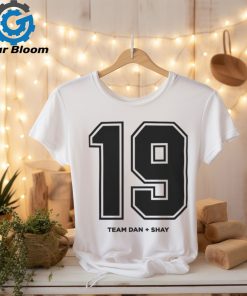 Dan and Shay Merch 19 Number Shirt