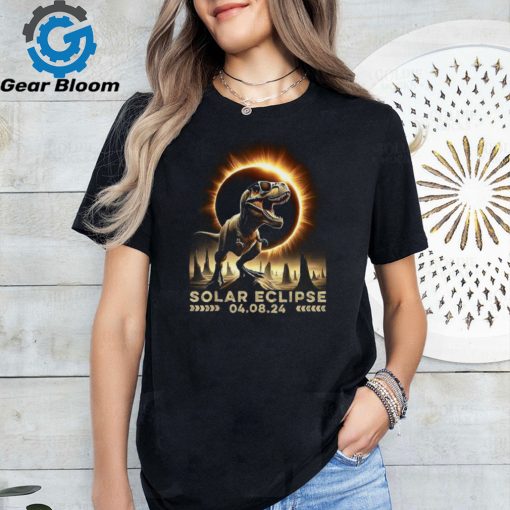 Dinosaur total solar eclipse texas Tshirt