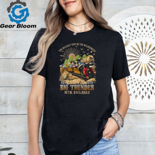 Disney Big Thunder mountain railroad Tshirt