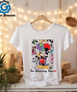 Disney mickey the birthday tour friends 2024 shirt