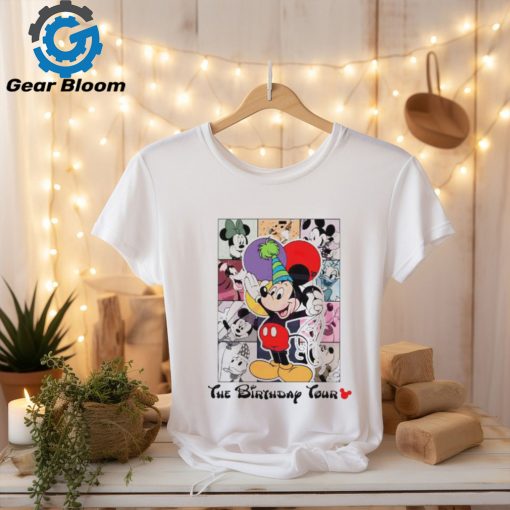 Disney mickey the birthday tour friends 2024 shirt