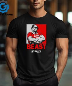 Dj Burns Beast Shades NC State Wolfpack T shirt