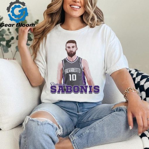 Domantas Sabonis Sacramento Kings Basketball cartoon shirt