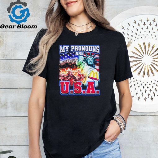 Donald Trump My Pronouns Are USA T Shirt