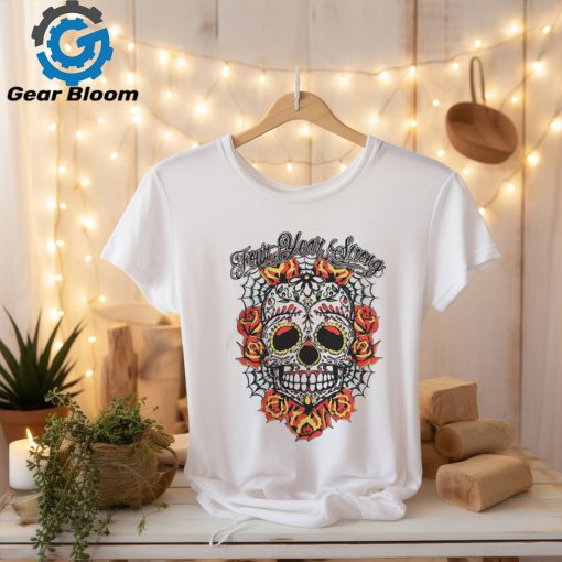 Down Right Merch Four Year Strong Sugar Skull Shirt