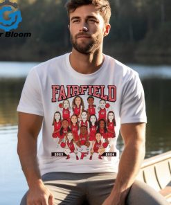 Fairfield Stags NCAA Women's Basketball 2023 2024 Team Caricature Shirt