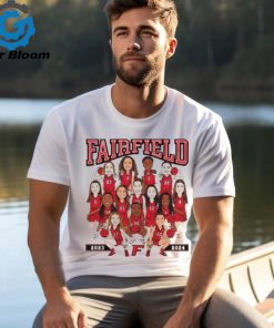 Fairfield Stags NCAA Women's Basketball 2023 2024 Team Caricature T Shirt