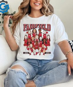 Fairfield Stags NCAA Women's Basketball 2023 2024 Team Caricature T Shirt