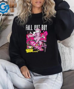 Fall Out Boy Skating Llama Muscle shirt