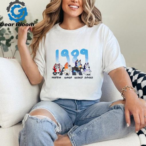 Funny bluey characters 1989 shirt